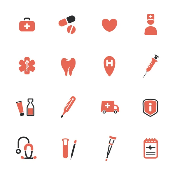 Iconos médicos — Vector de stock