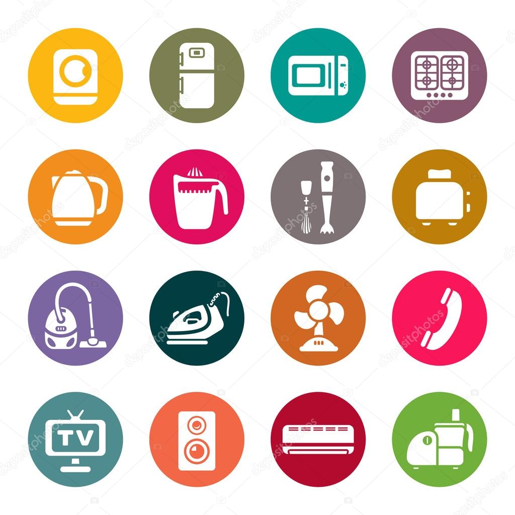 House appliances icons