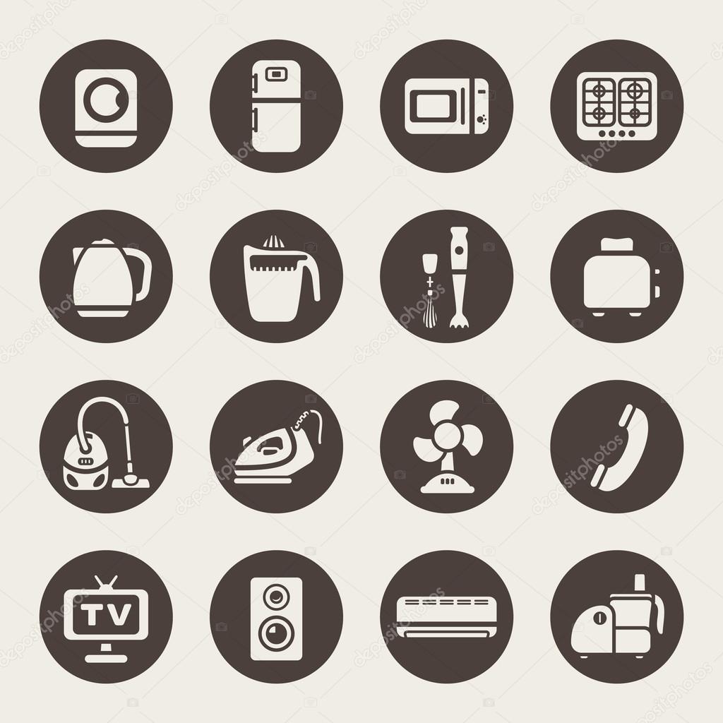 House appliances icons