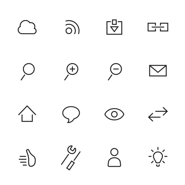 Web icon set — Stockvector