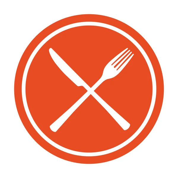 Restaurant icon. — Stock Vector