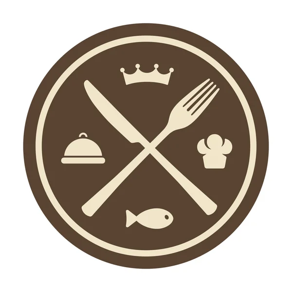 Ресторан Icon — стоковый вектор