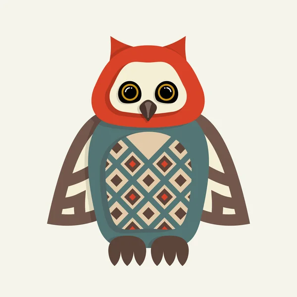 Owl vector illustration — Stock Vector