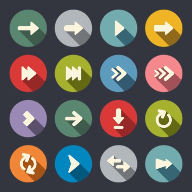 ok işareti düz Icon set