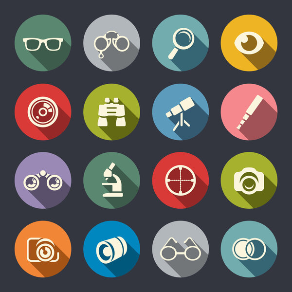 Optical icon set