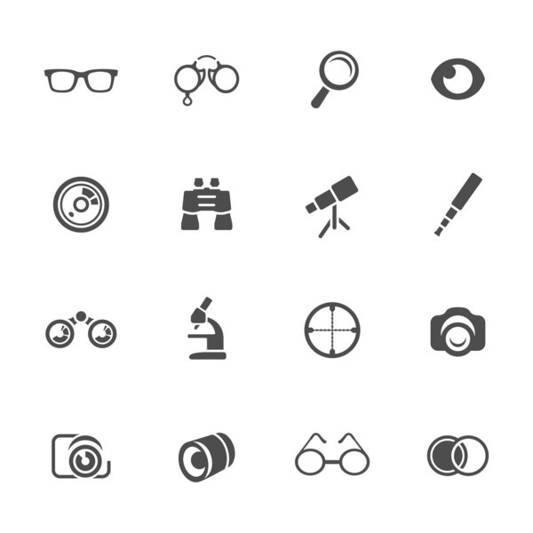 Optical icon set