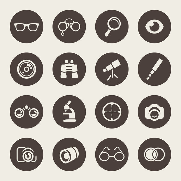 Optical icon set