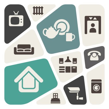 Ev Kiralama Tema Icon set