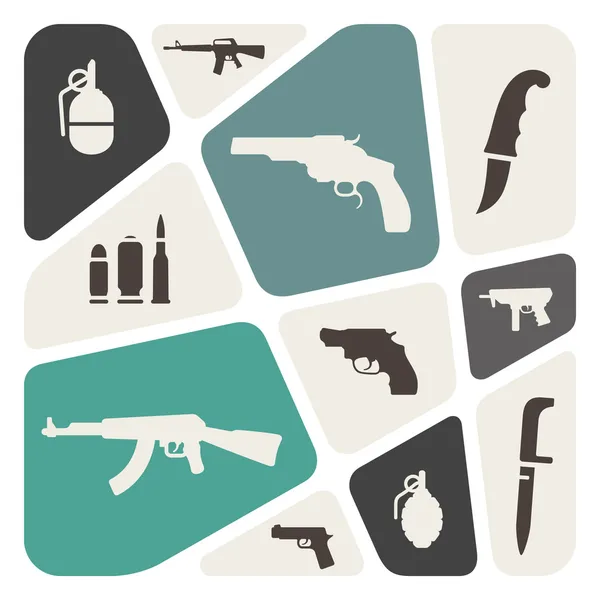 Weapon background Royalty Free Stock Vectors