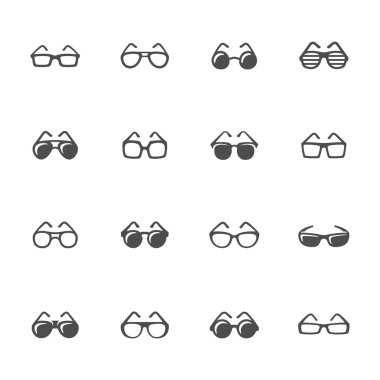 gözlük Icon set