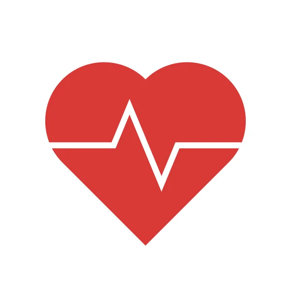 Hjärtat medicinska ikonen — Stock vektor