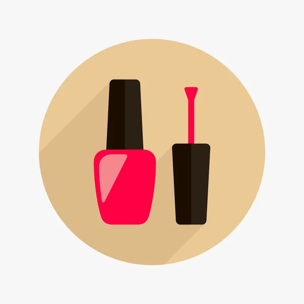 Icono de uñas polaco — Vector de stock