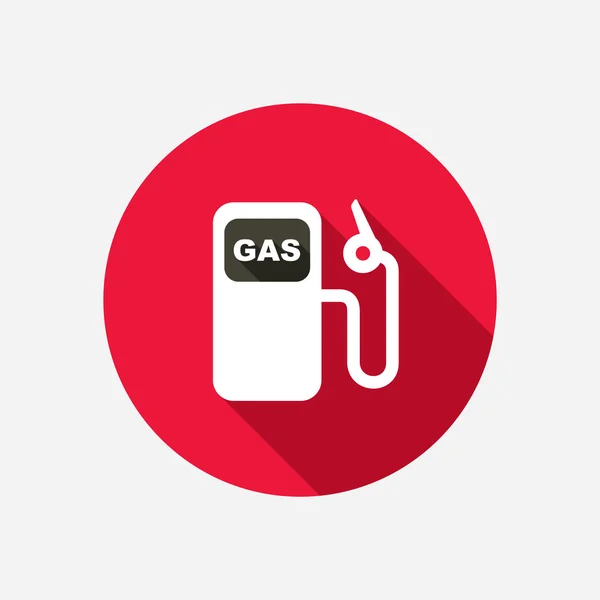 Gas-ikonen — Stock vektor