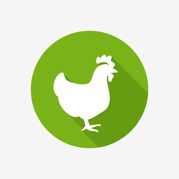 Icono de pollo — Vector de stock