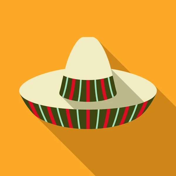 Sombrero-ikonen — Stock vektor