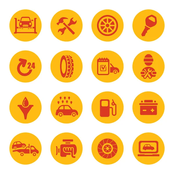 Car service flat icons Stock Vector Image by ©missbobbit 76618633