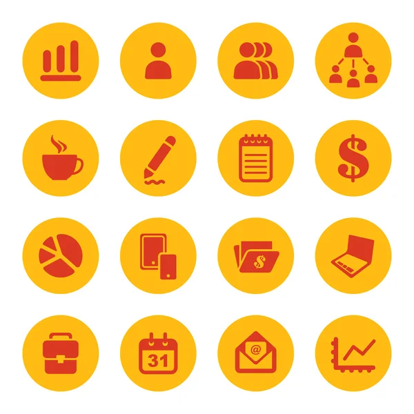 Iconos de negocios — Vector de stock