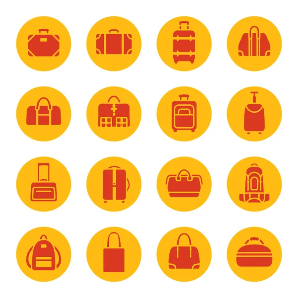 Bolsas Iconos — Vector de stock