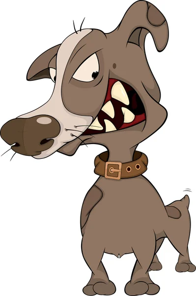 El perro de caza. Caricatura — Vector de stock