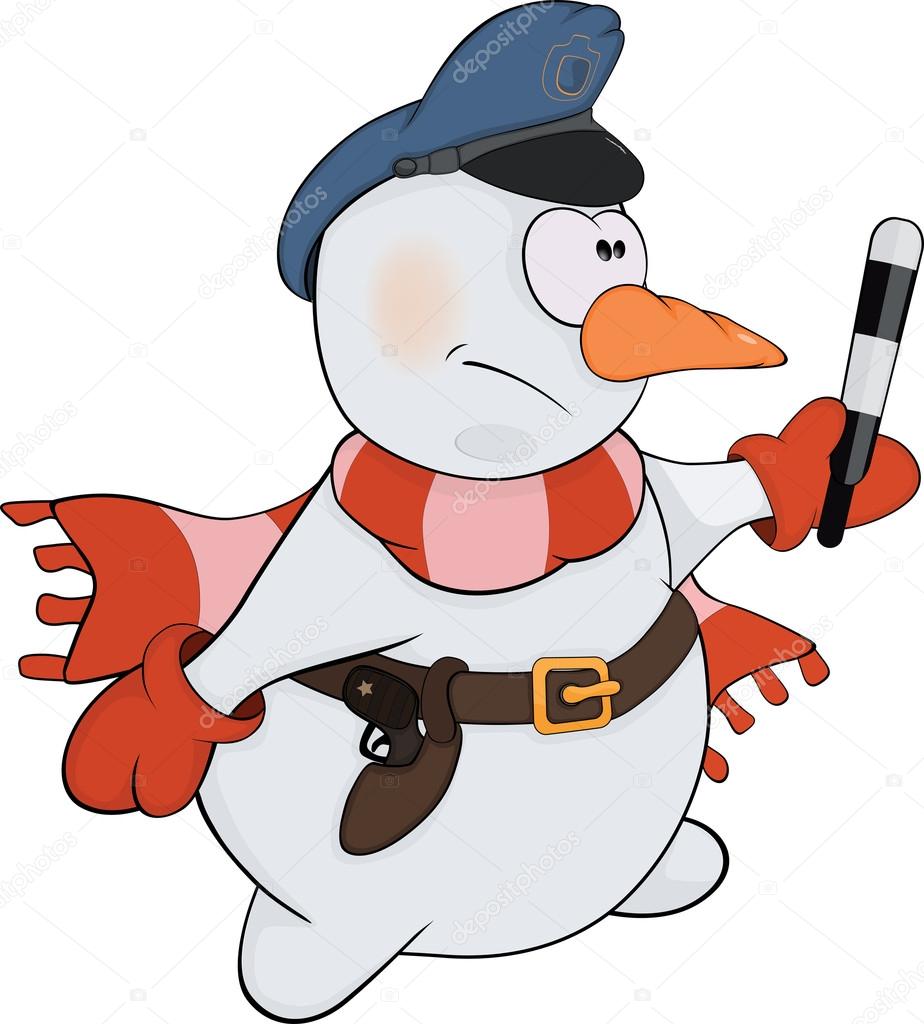 snowball the policeman.