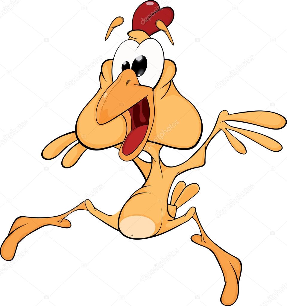 Chicken cartoon Stock Vector Image by ©liusaart #18019807