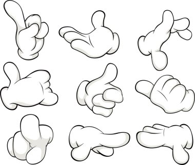 Hands in gloves