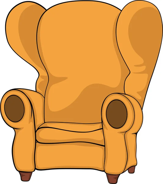 Old armchair — Stock Vector