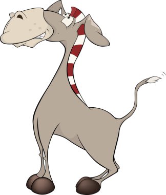 ufak bir burro. çizgi film