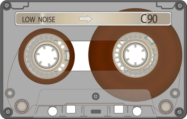 Audio Cassette Tape — Stockvector