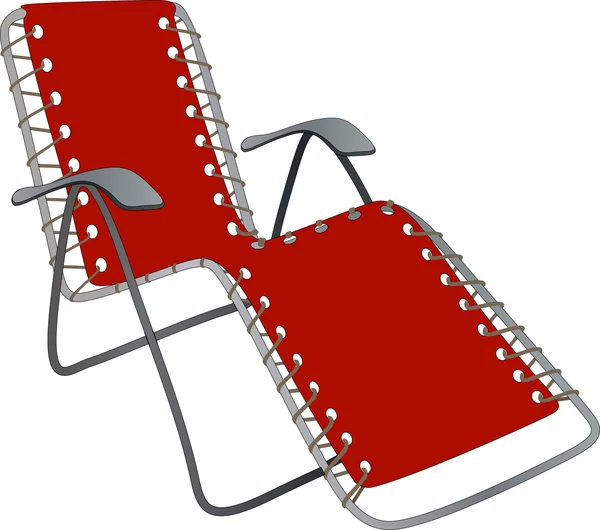 Chaise longue — Vector de stock