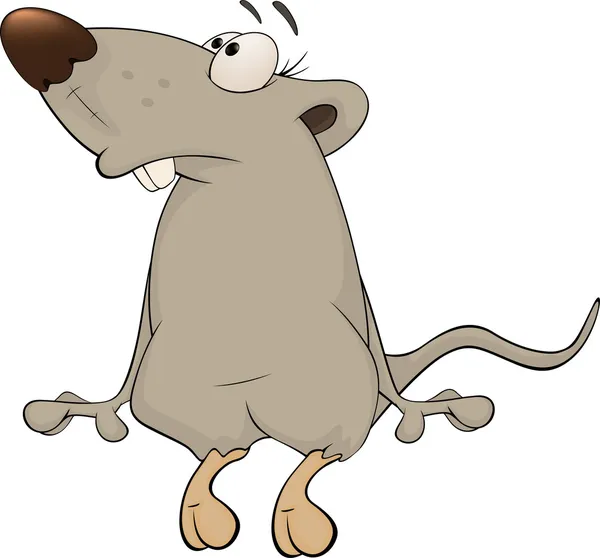 Rat cartoon — Stockvector