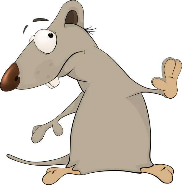 Rat cartoon — Stockvector