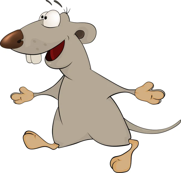 Rat cartoon — Stockvector