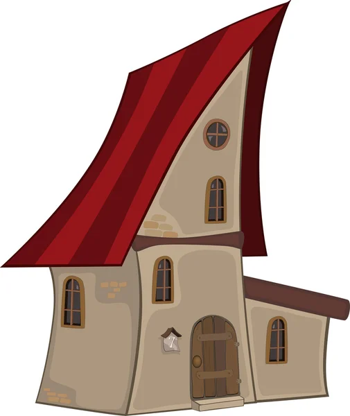 Small house cartoon — Stock Vector