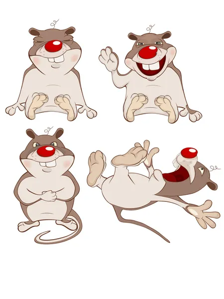 Desenhos animados Hamsters — Vetor de Stock