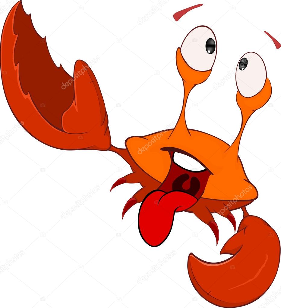 Red crab cartoon Stock Vector Image by ©liusaart 49934265