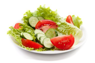 Sağlıklı sebze salatası