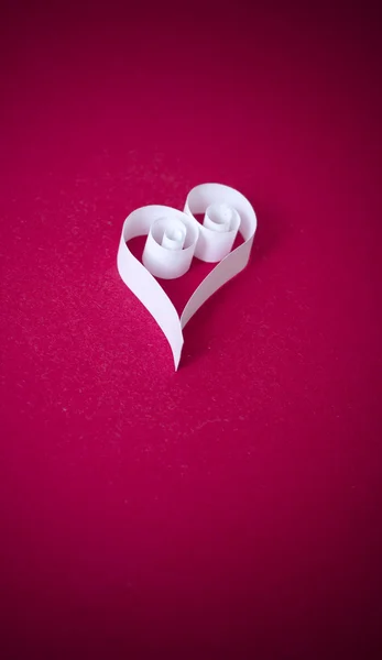 Valentine's paper heart — Stock Photo, Image