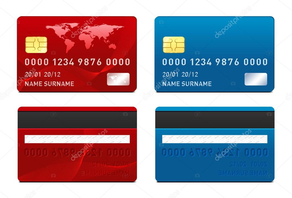 Download Vector Credit Card Template Stock Vector C Mpavlov 24983739 PSD Mockup Templates