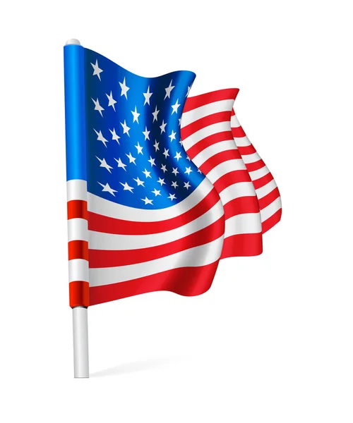 Zászló az USA-ban — Stock Vector