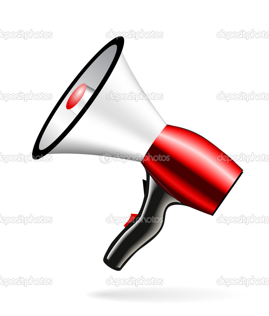 Loudspeaker or megaphone icon