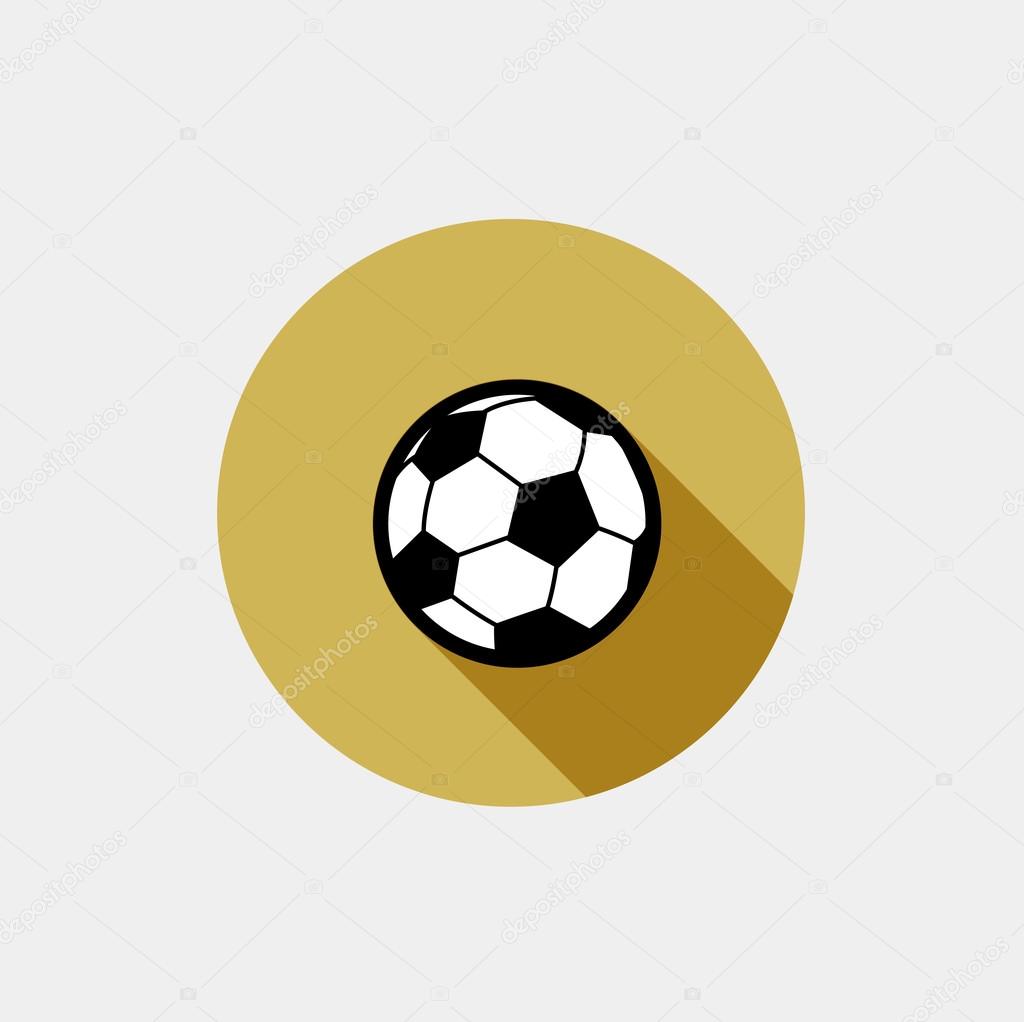 flat soccer ball