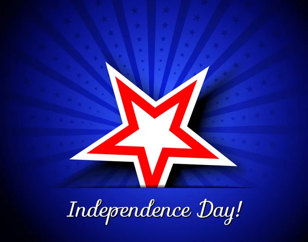 Четвертого липня американського незалежність — стоковий вектор