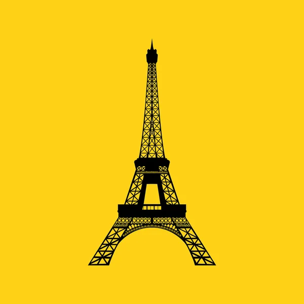 Torre Eiffel en París — Vector de stock