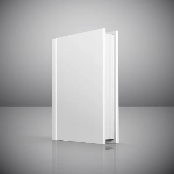 Copertina del libro bianco — Vettoriale Stock