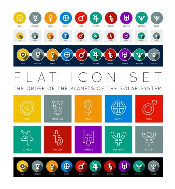 Planet of Solar System clipart