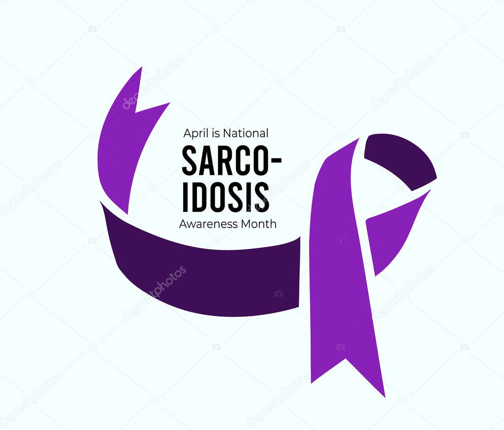 National Sarcoidosis Awareness Month. Vector illustration on white background