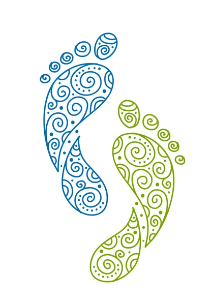 tasarımınız için süs ayak izi