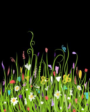 tasarımınız için gece çayır