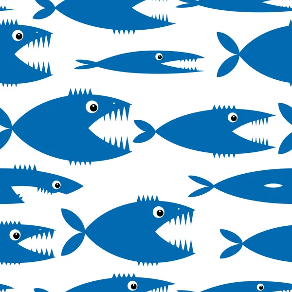 Funny ryby karikatura pro návrh — Stockový vektor